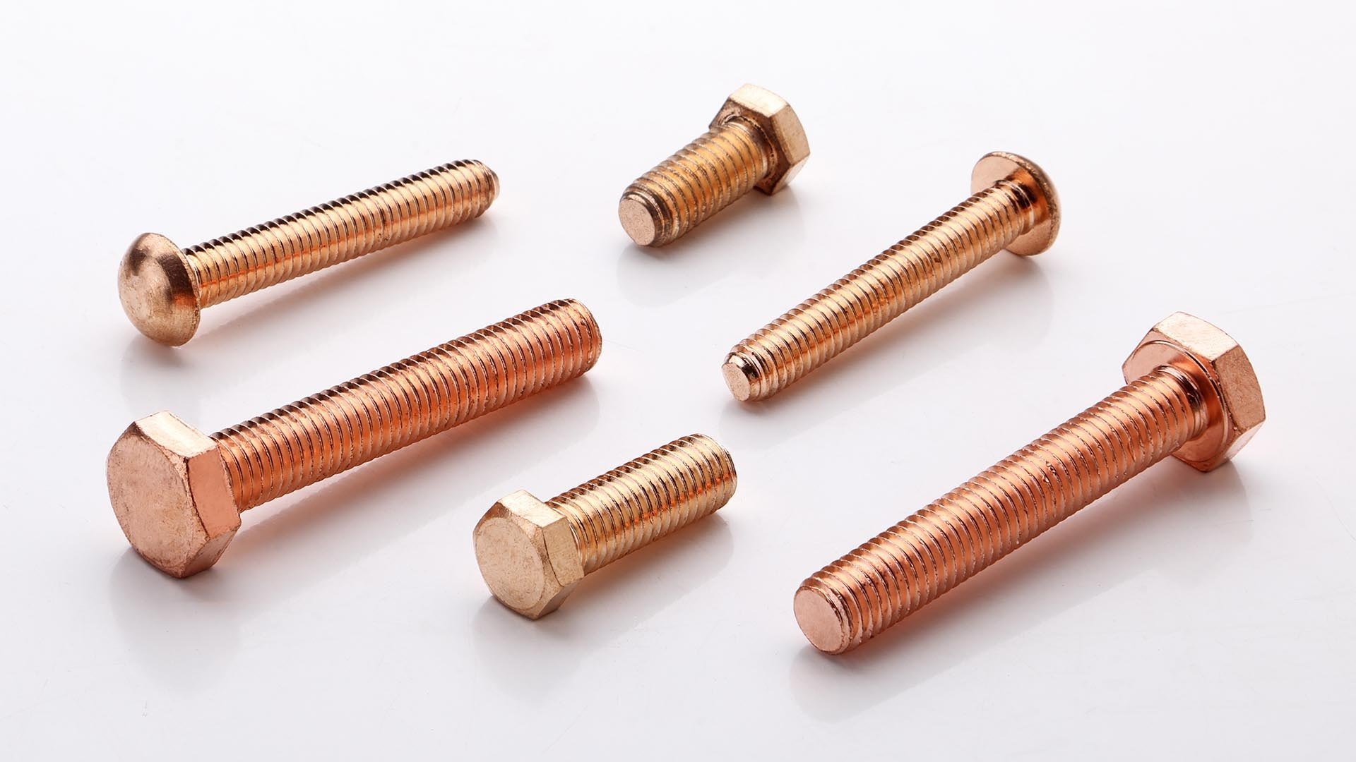 Copper bolts for Ev industry